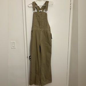Khaki overalls